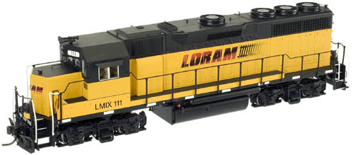 Atlas 10 000 089 HO Scale Loram GP-40 Low Nose Diesel Locomotive #111 MT/Box