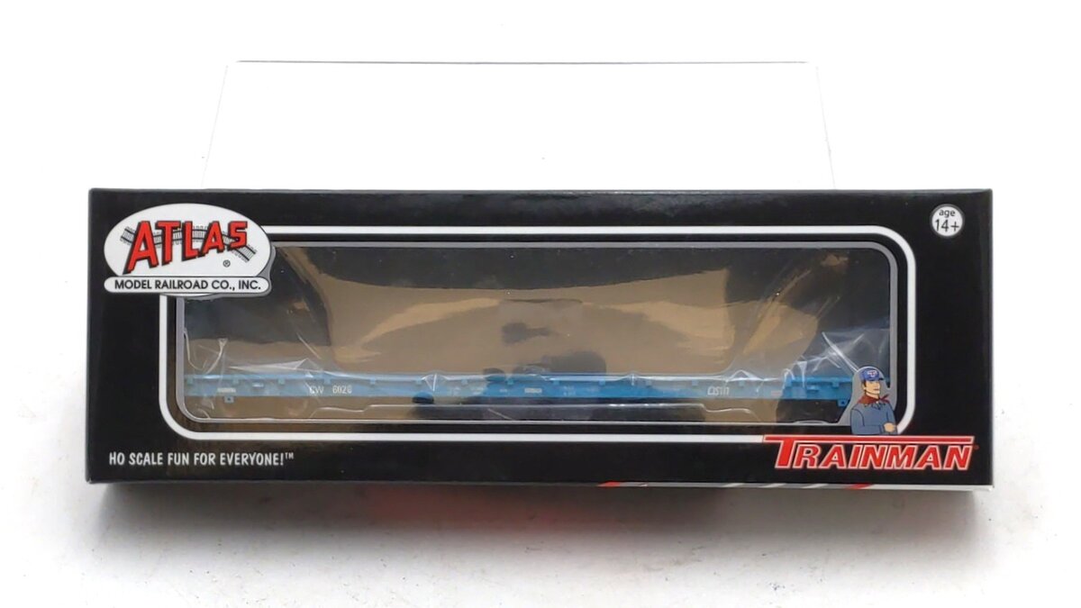 Atlas 20000892 HO Scale Trainman Colorado & Wyoming Bulkhead Flat Car #6026 LN/Box