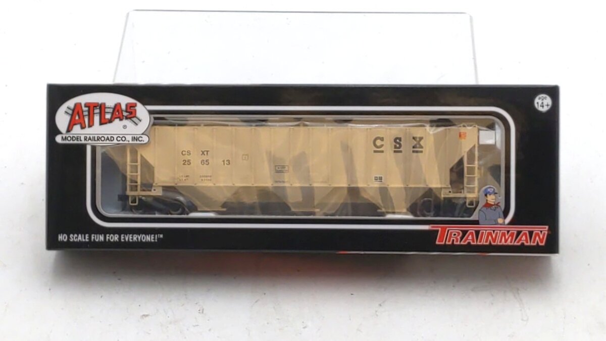 Atlas 20001182 HO Scale Trainman CSX Transportation Thrall 4750 Hopper #256513