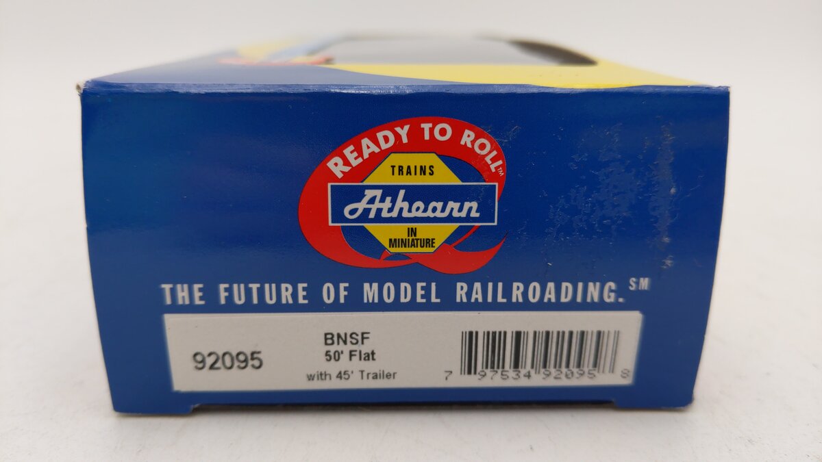Athearn 92095 HO Scale Burlington Northern Santa Fe Flat Car W/ Load #293119