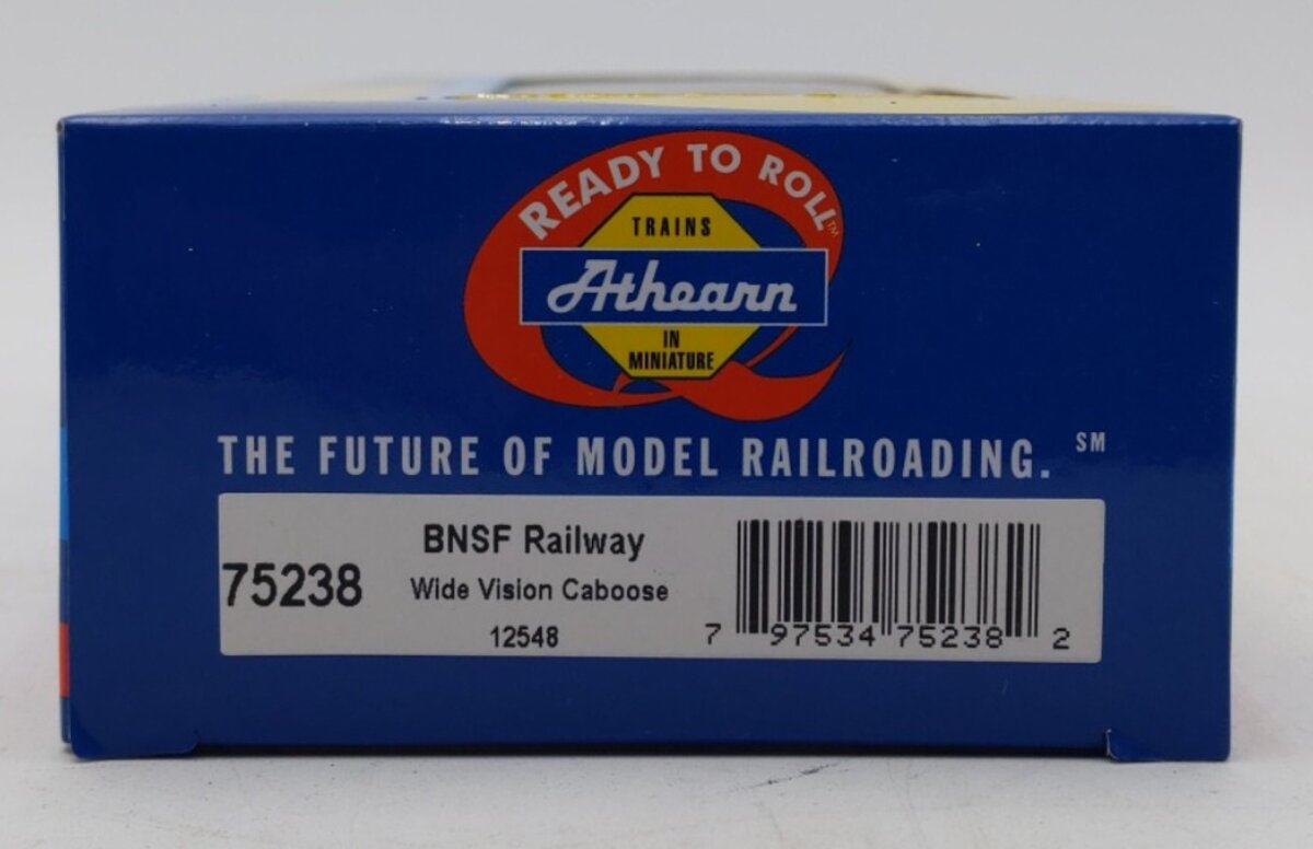 Athearn 75238 HO Burlington Northern Santa Fe RTR Wide Vision Caboose #12548
