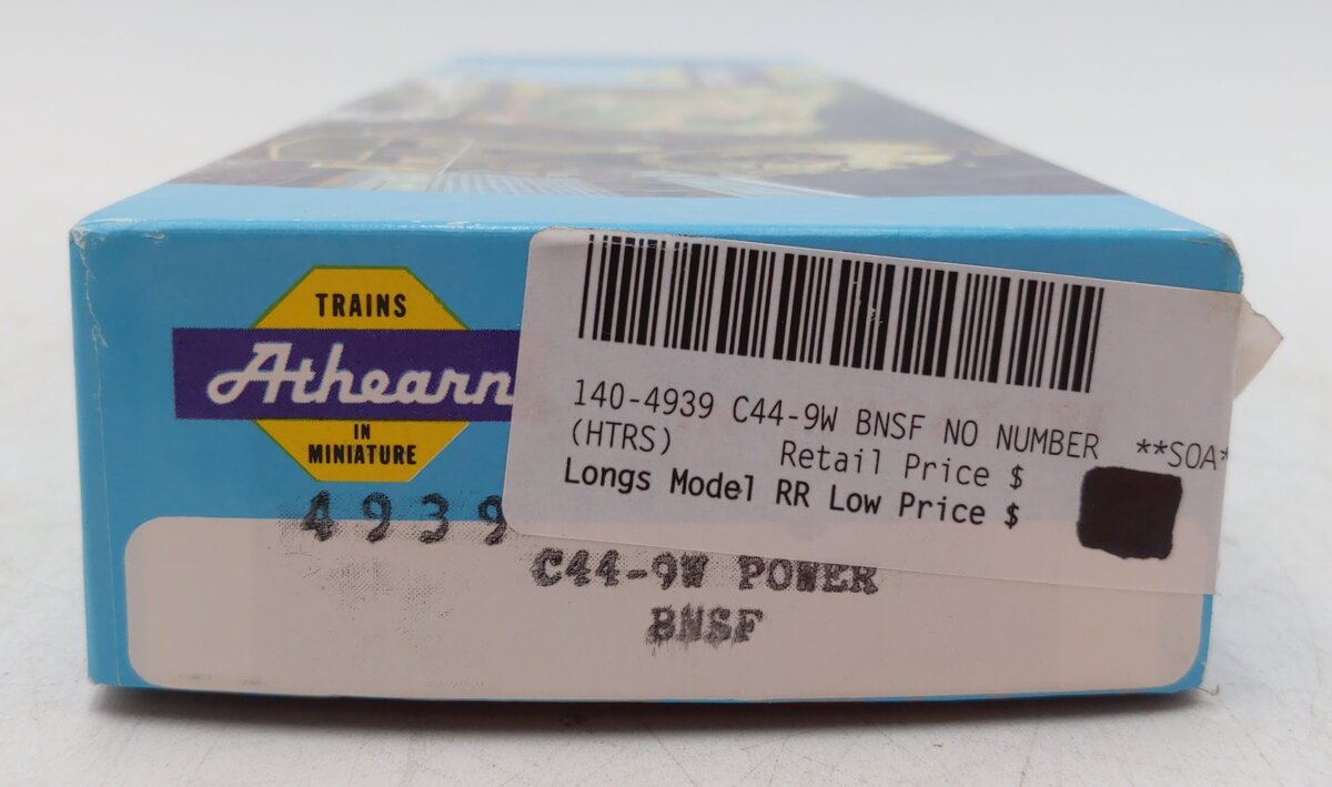 Athearn 4939 HO BNSF C44-9W Power Diesel Locomotive LN/Box