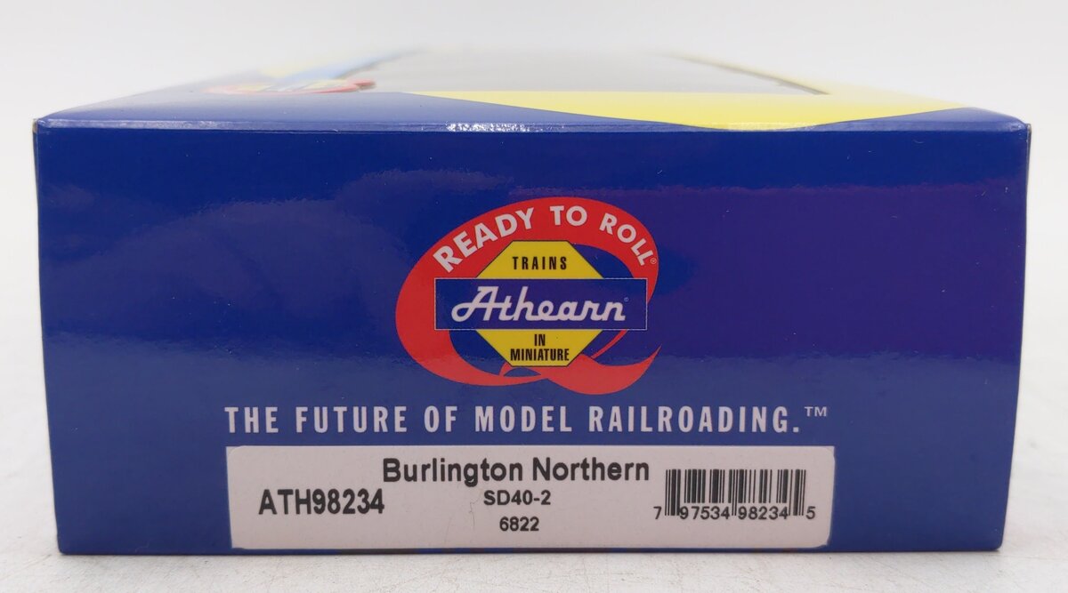 Athearn ATH98234 HO Scale Burlington Northern SD40-2 Diesel Locomotive #6822 LN/Box