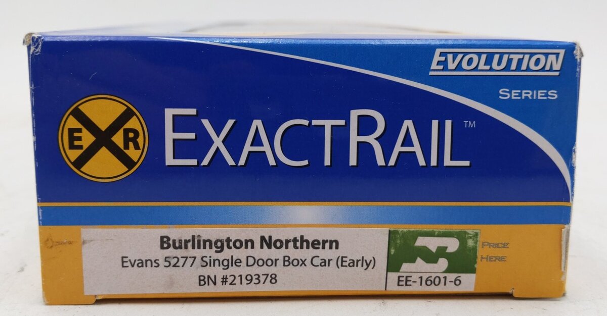 ExactRail EE-1601-6 HO Burlington Northern Single Door Box Car #219378 NIB
