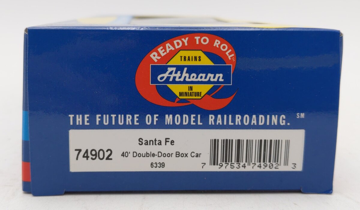 Athearn 74902 HO Scale Santa Fe 40' Double Door Boxcar #6339