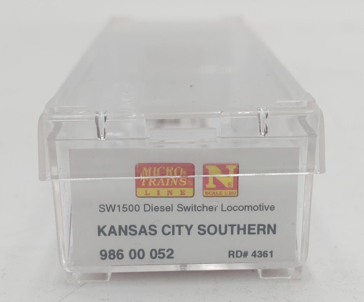 Micro-Trains 98600052 N Kansas City Southern EMD SW1500 Diesel Locomotive #4361