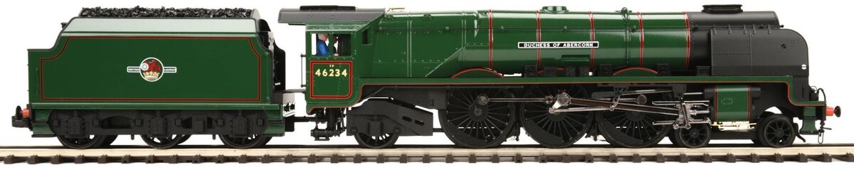 MTH 20-3369-1 O Gauge British Railways Duchess Steam & Tender #46234 w PS2
