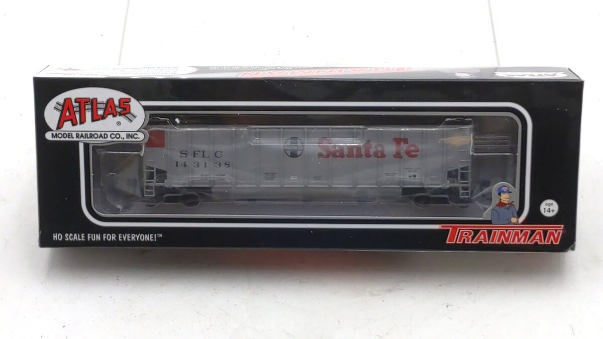 Atlas 20004047 HO Atchison Topeka Santa Fe Aluminum Coal Gondola Car #143138
