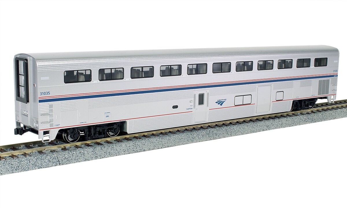 Kato 35-6093 HO Amtrak Superliner I Phase VI Coach-Baggage #31035