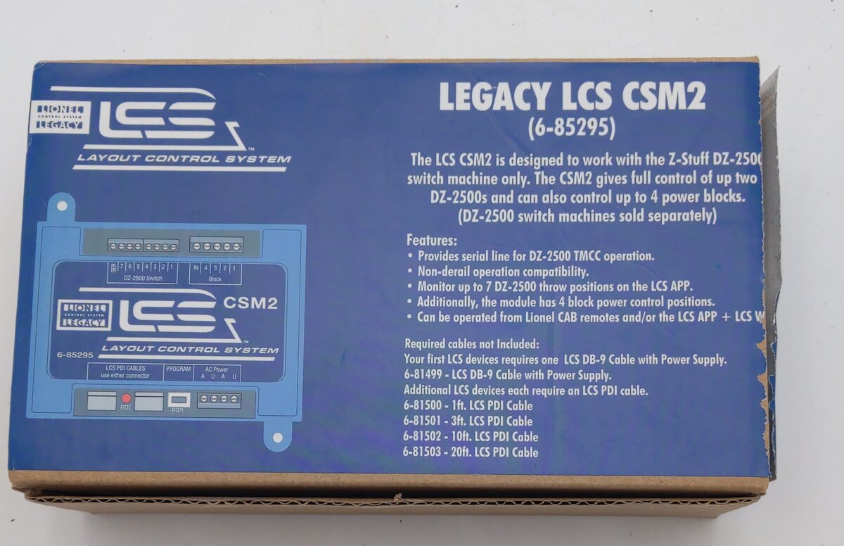 Lionel 6-85295 O LCS Custom Switch Machine 2 - CSM2