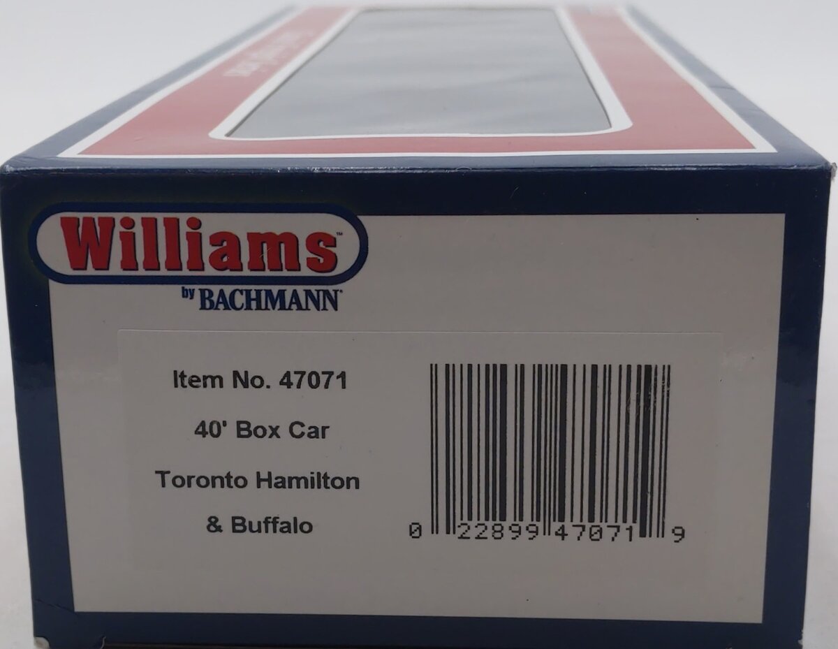 Williams 47071 O Toronto Hamilton & Buffalo 40' Boxcar #3658