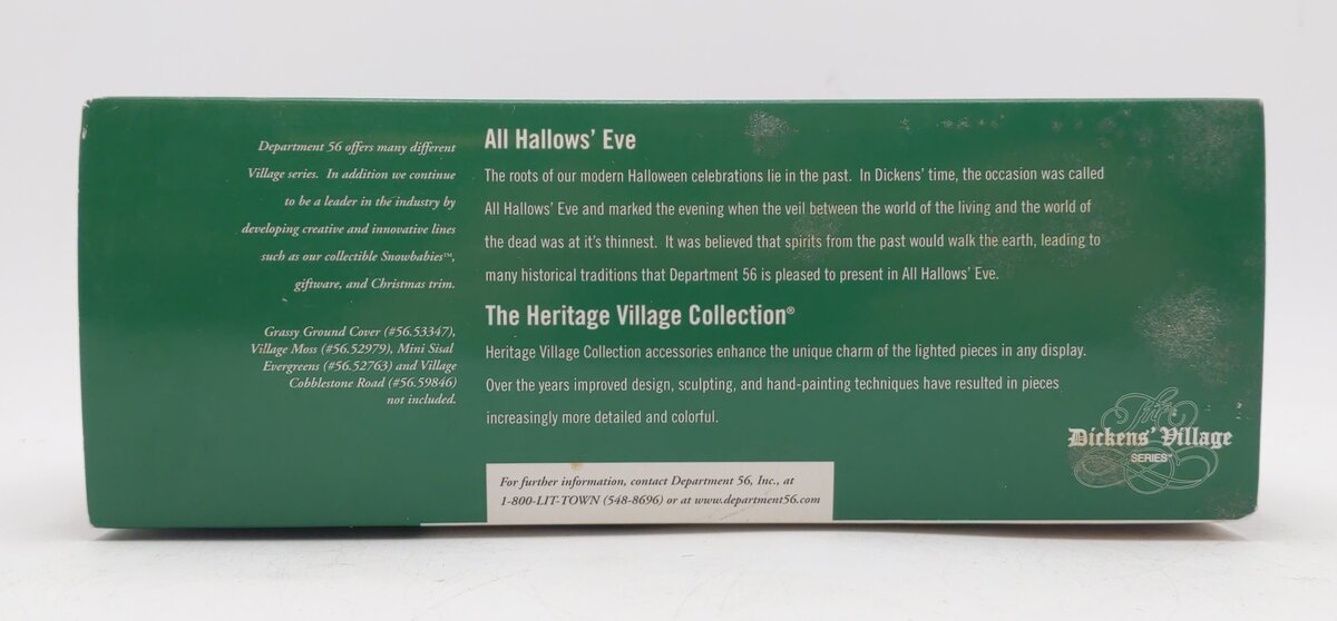 Dept 56 58574 Dickens' Village Hallows' Eve Horse Drawn Hearse EX/Box
