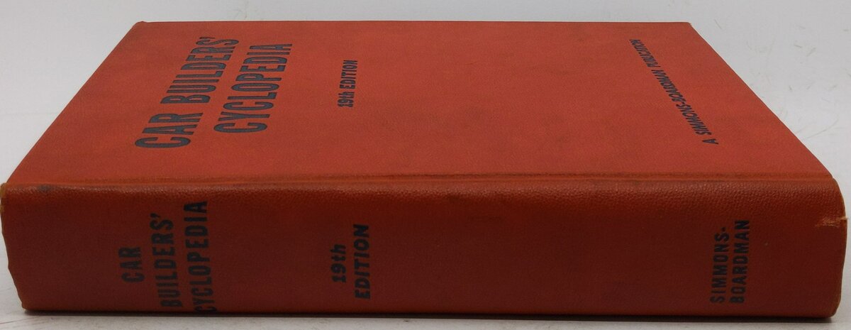 Car Builders' Cyclopedia Hardcover Book By C.B. Peck VG