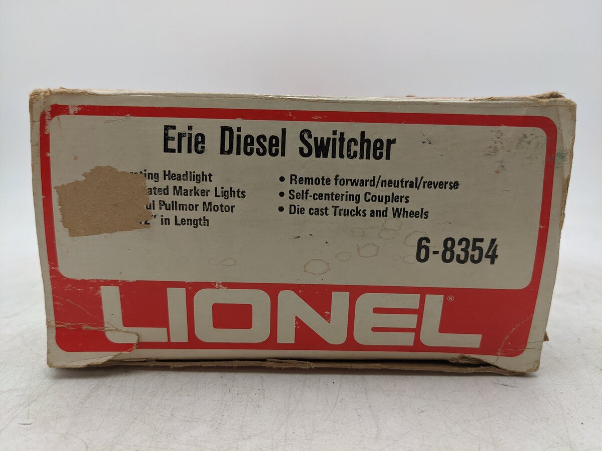 Lionel 6-8354 O Gauge Erie NW-2 Diesel Locomotive Switcher EX/Box