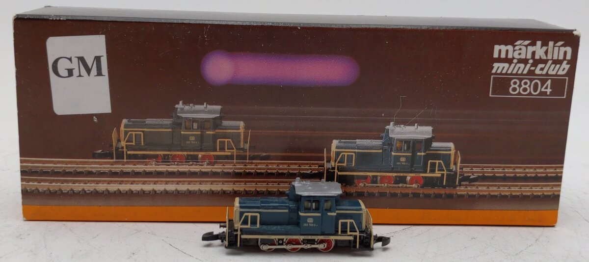 Marklin 8804 Z Scale DB 260 Diesel Switcher Engine #789-3 – Trainz