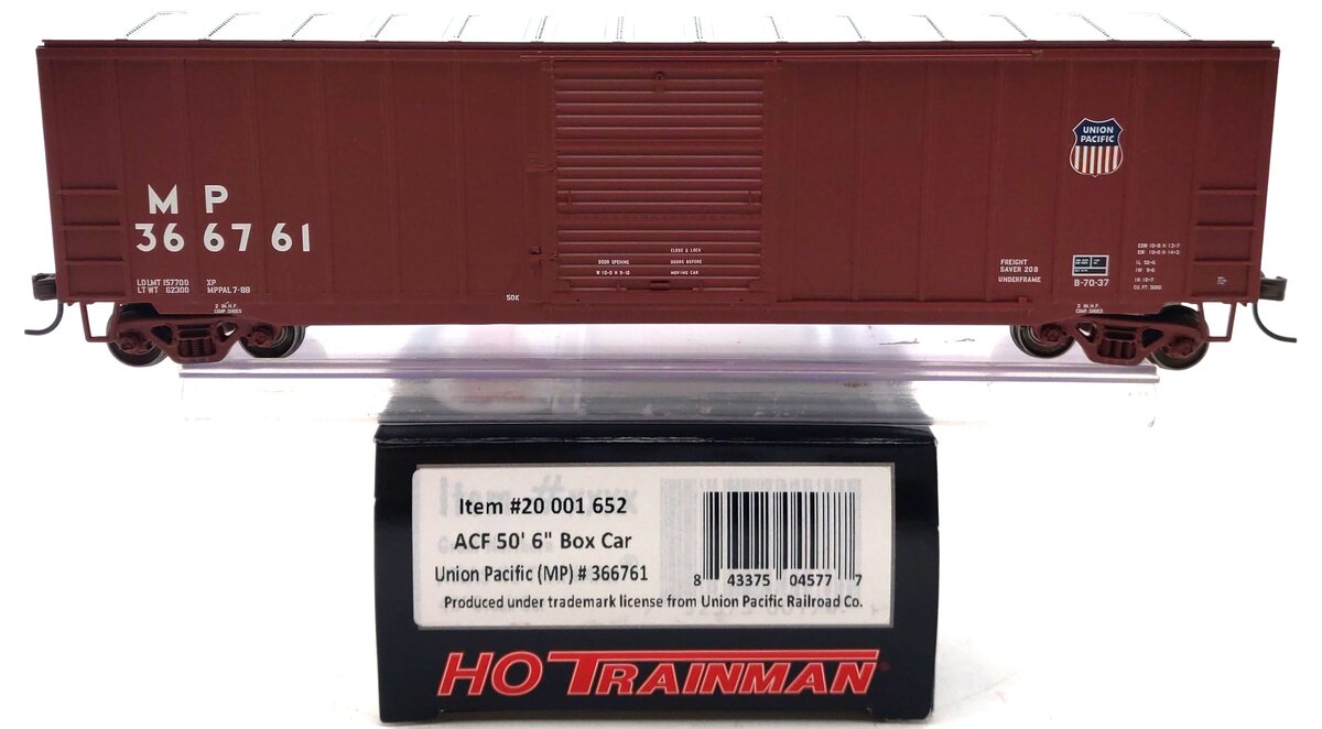 Atlas 20001652 HO Scale Union Pacific/Missouri Pacific ACF 50'6" Boxcar #366761