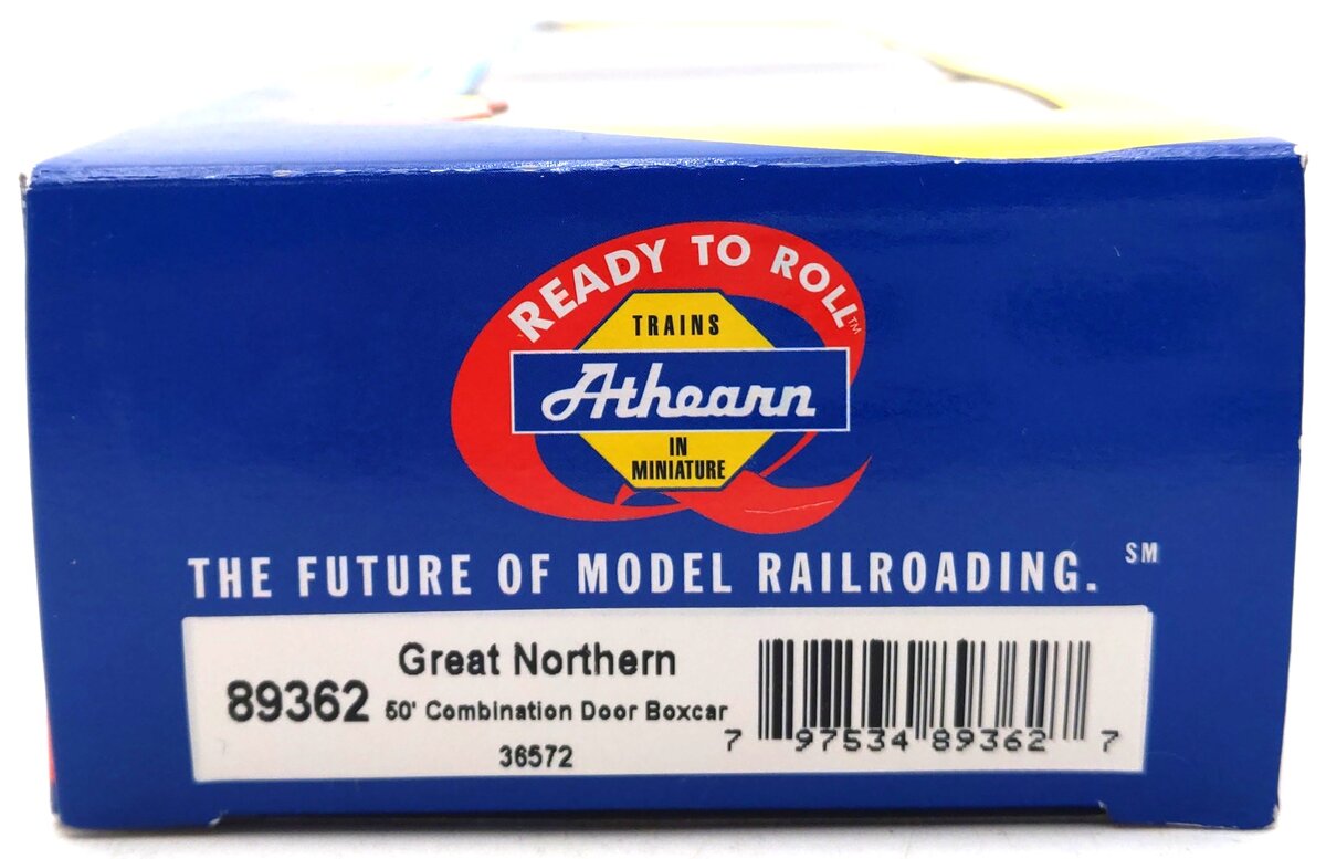 Athearn 89362 HO Scale Great Northern 50' Combo Door Boxcar #36572