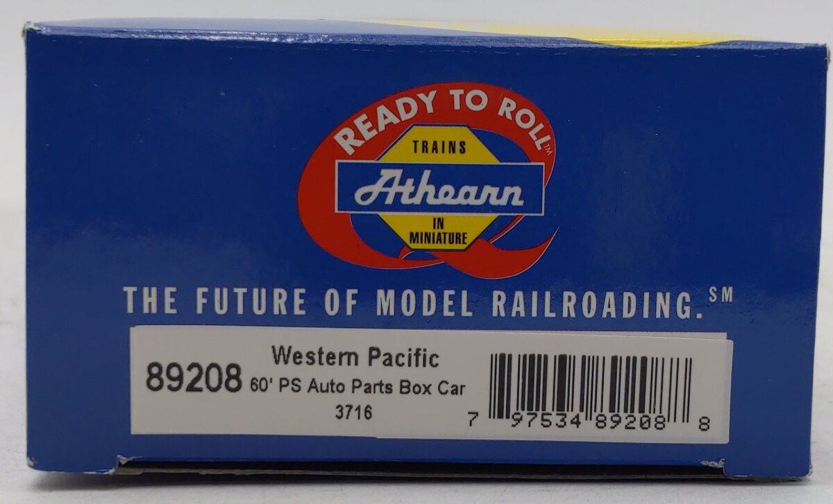 Athearn 89208 HO Scale Western Pacific 60'' PS Auto Parts Boxcar #3716