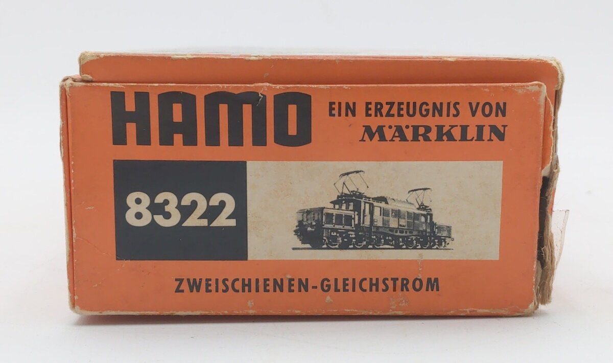 Marklin 3022 HO Scale DB Electric Locomotive w/ Pantographs VG
