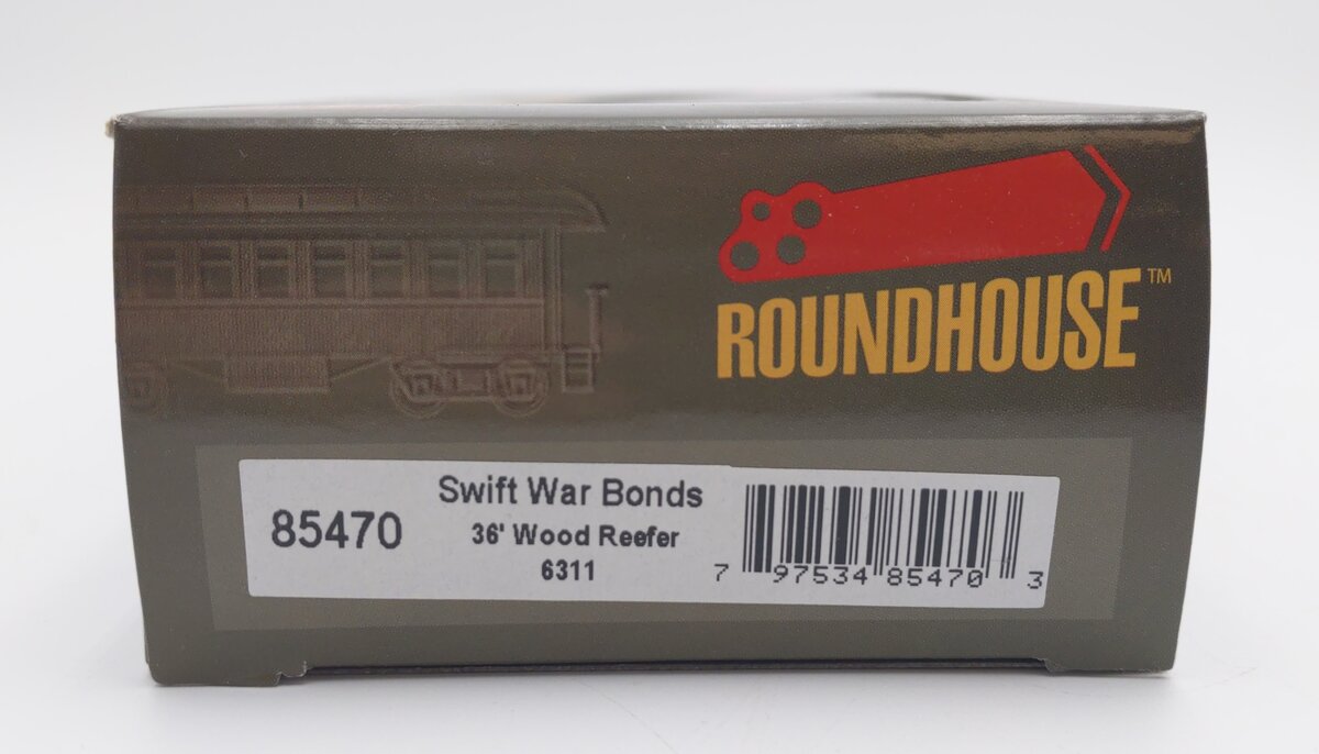Roundhouse 85470 HO Swift/War Bond 36' Old Time Reefer #6311