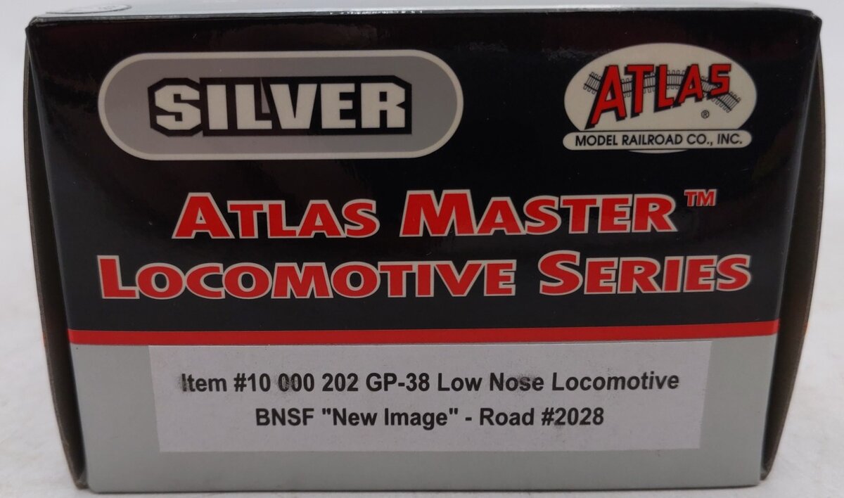Atlas 10000202 HO Scale BNSF "New Image" GP-38 Low Nose Locomotive #2028 LN/Box