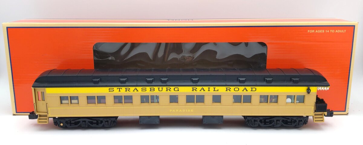 Lionel 2227010 O Strasburg Railroad Paradise Observation Car