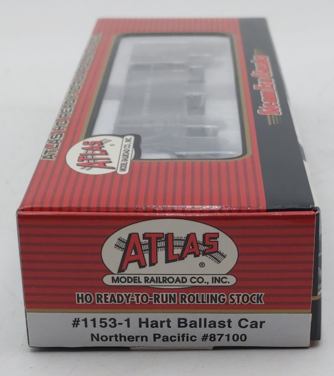 Atlas 1153-1 HO Northern Pacific Hart Ballast Car #87100 NIB