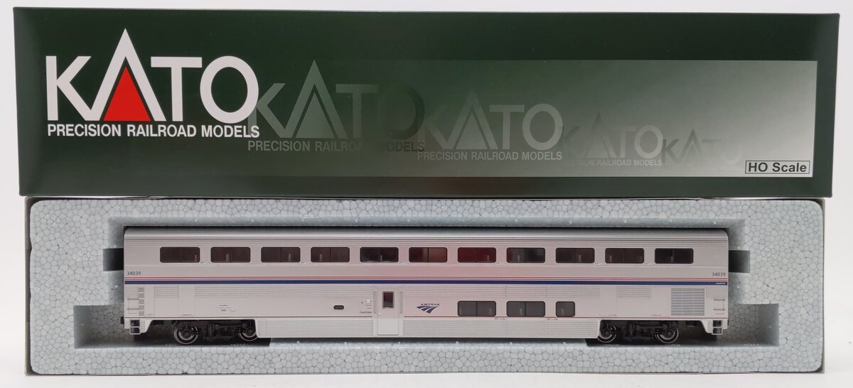KATO Amtrak Superliner I Phase VI 6両セット Kato N 176-6053 DCC Ready Siemens ALC-42 Charger Amtrak Phase VI #304