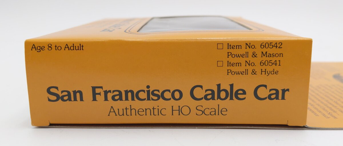 Bachmann 60542 HO San Francisco Powell & Mason Cable Car #3