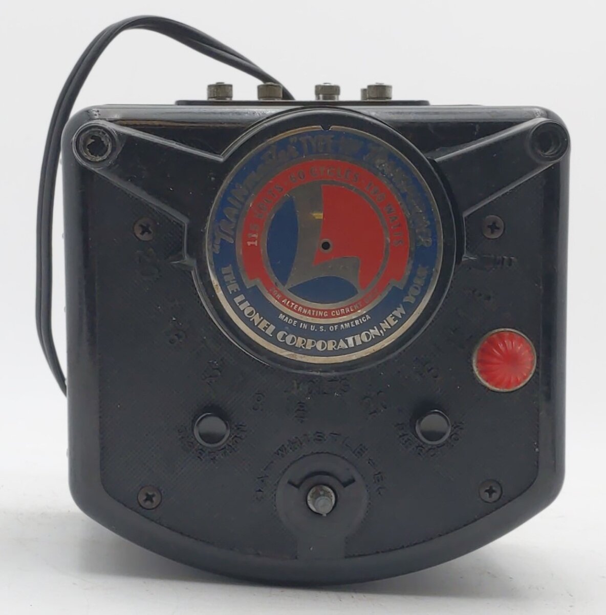 Lionel KW O Vintage Trainmaster 190 Watt Transformer with Whistle VG