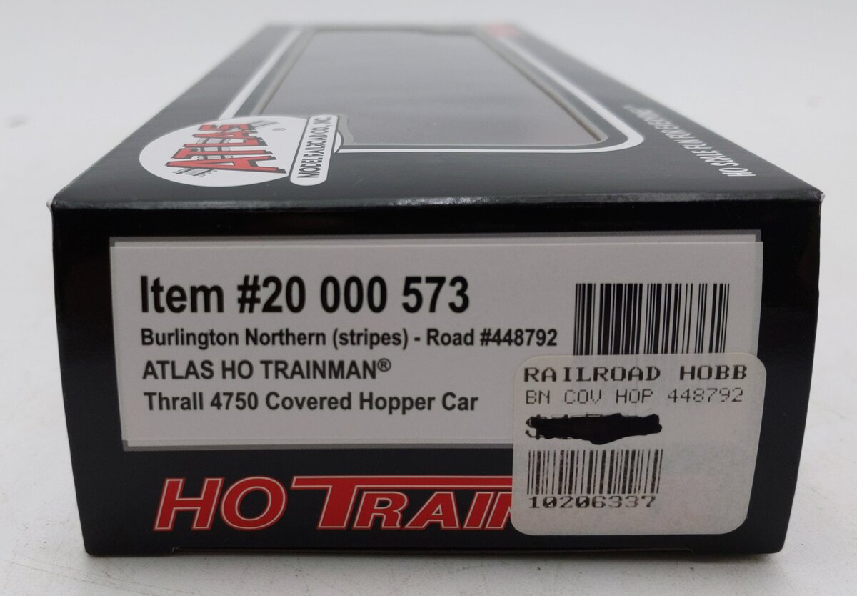 Atlas 20000573 Burlington Northern Thrall 4750 Covered Hopper #448792