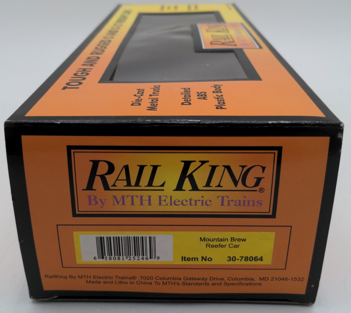 MTH 30-78064 O Gauge Mountain Brew Reefer Car #289540