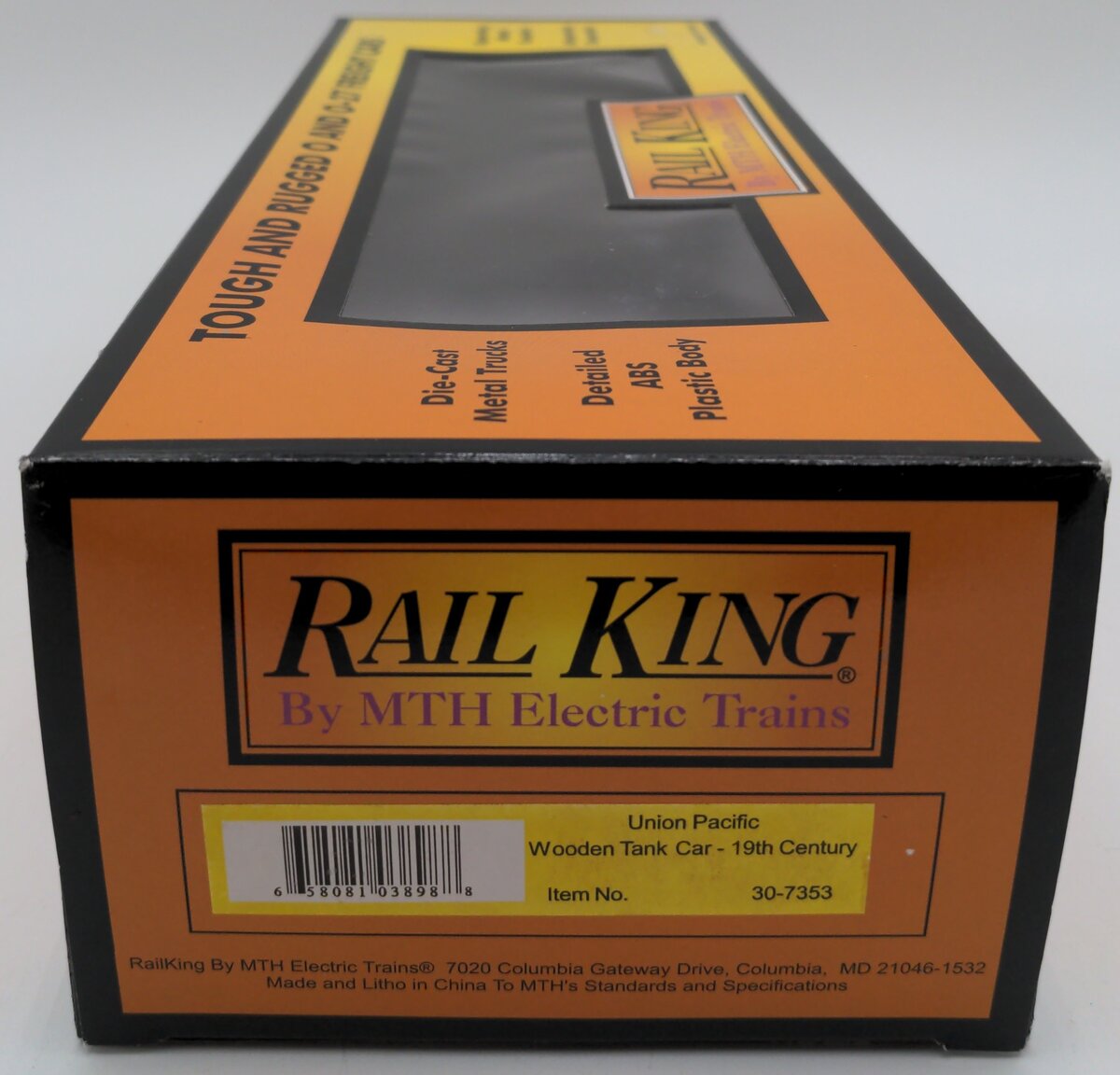 MTH 30-7353 O Gauge Union Pacific 19th Century Wooden Tank Car #1024 LN/Box