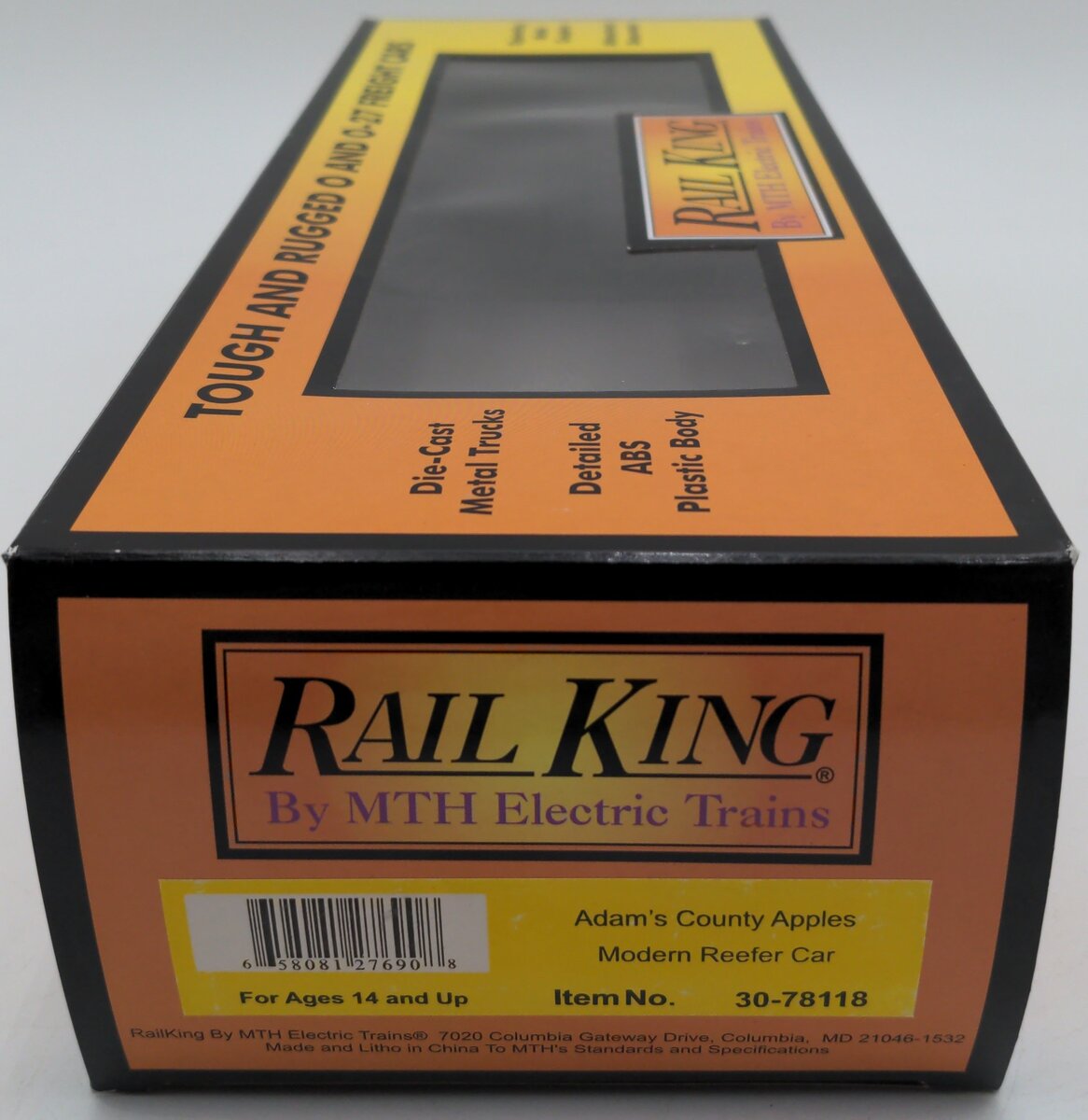 MTH 30-78118 O Adam's County Apples Reefer Car EX/Box