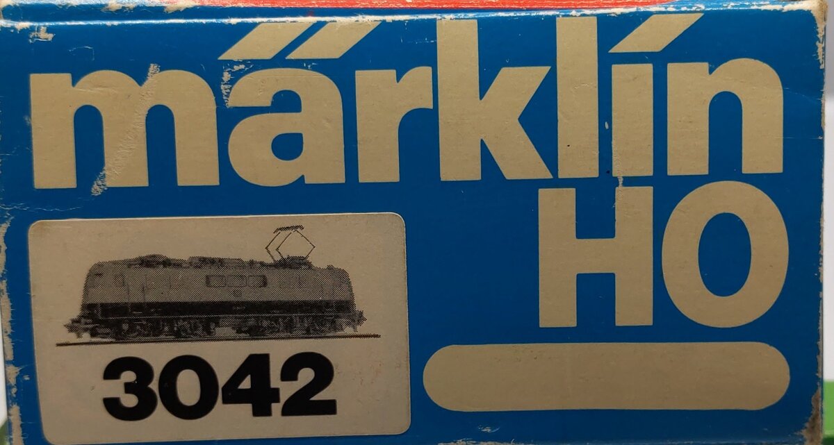 Marklin 3042 HO Scale Deutsche Bahn Electric Locomotive EX/Box