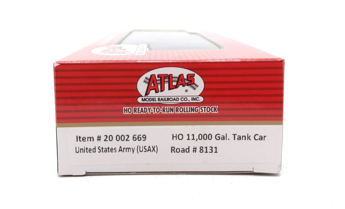 Atlas 20002669 HO Scale USAX 11K Gallon Tank Car #8131