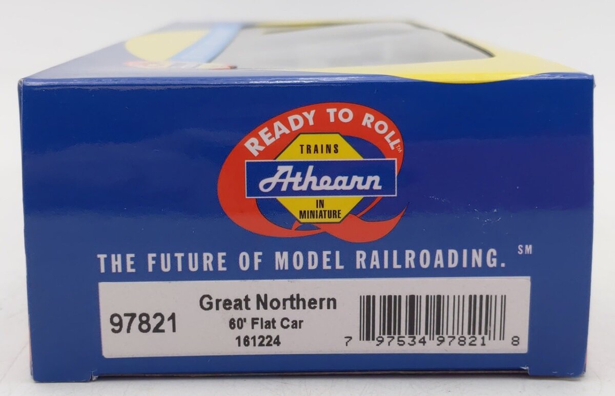 Athearn 97821 HO Scale Great Northern 60' Flat Car #161224