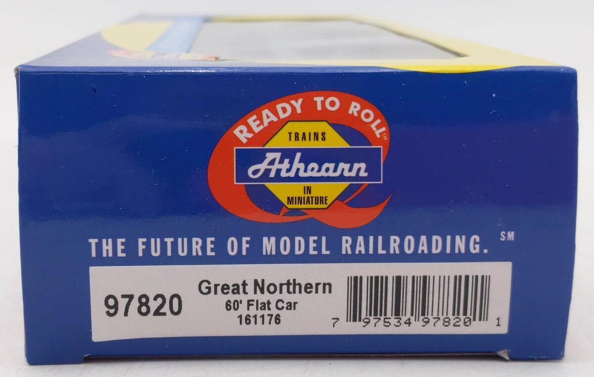 Athearn 97820 HO Scale Great Northern 60' Flat Car #161176