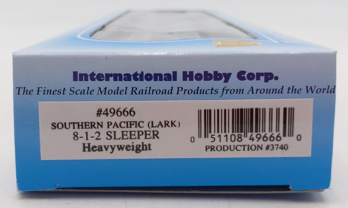 IHC 49666 HO Scale Southern Pacific Lark Heavyweight 10-1-2 Sleeper Car #176