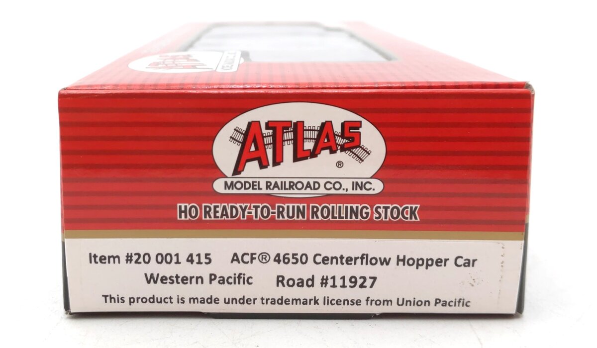 Atlas 20001415 HO Western Pacific ACF 4650 Centerflow Hopper #11927