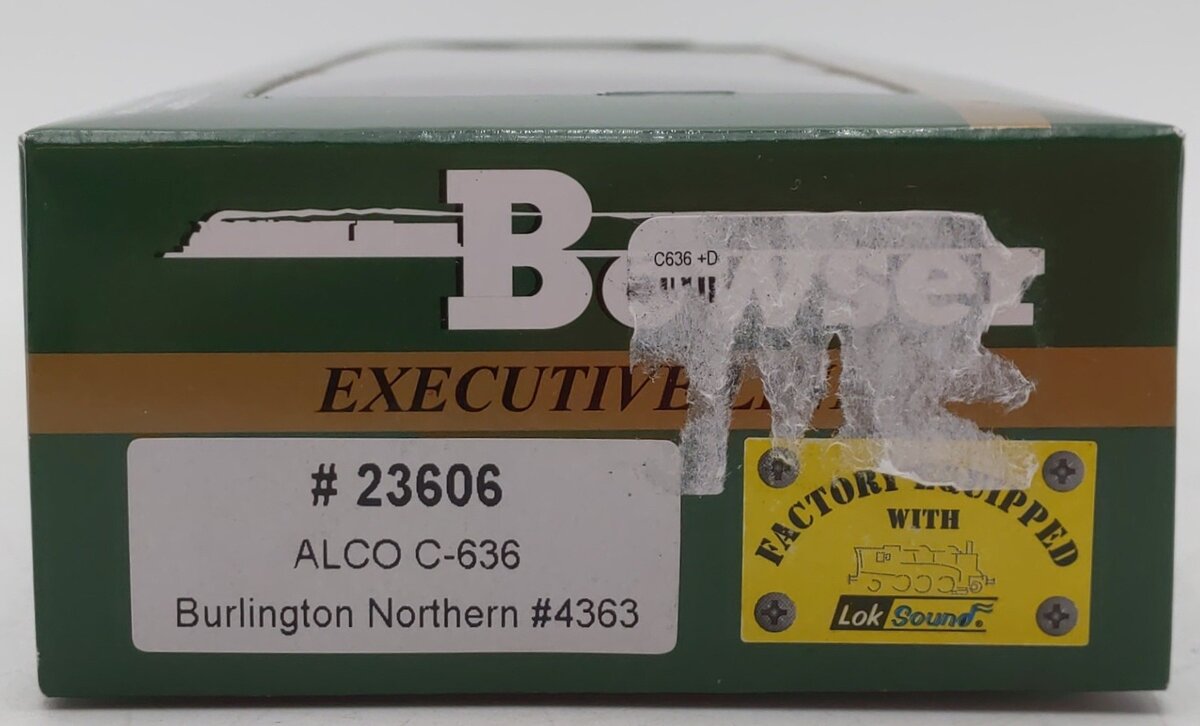 Bowser 23606 HO Scale Burlington Northern Diesel Locomotive #4363 w/ DCC