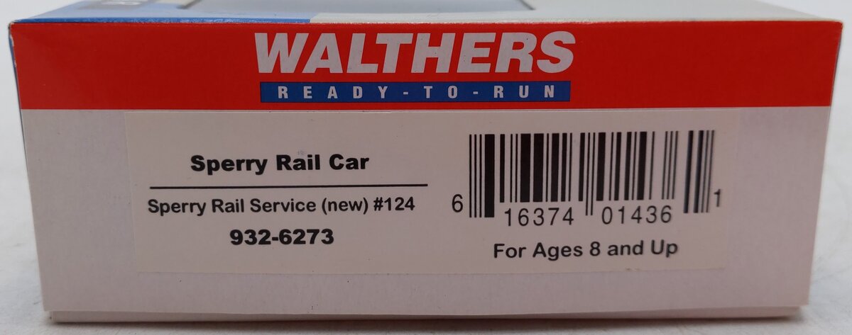 Walthers 932-6273 HO Scale Powered Sperry Rail Car EX/Box