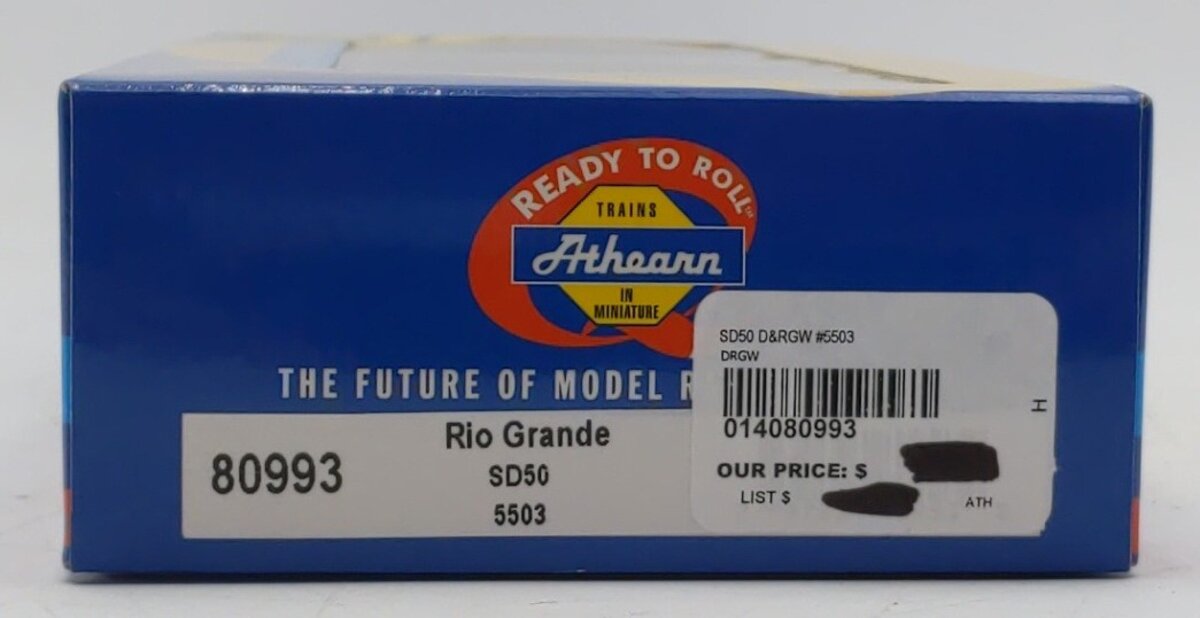 Athearn 80993 HO Rio Grande SD-50 Diesel Locomotive #5503