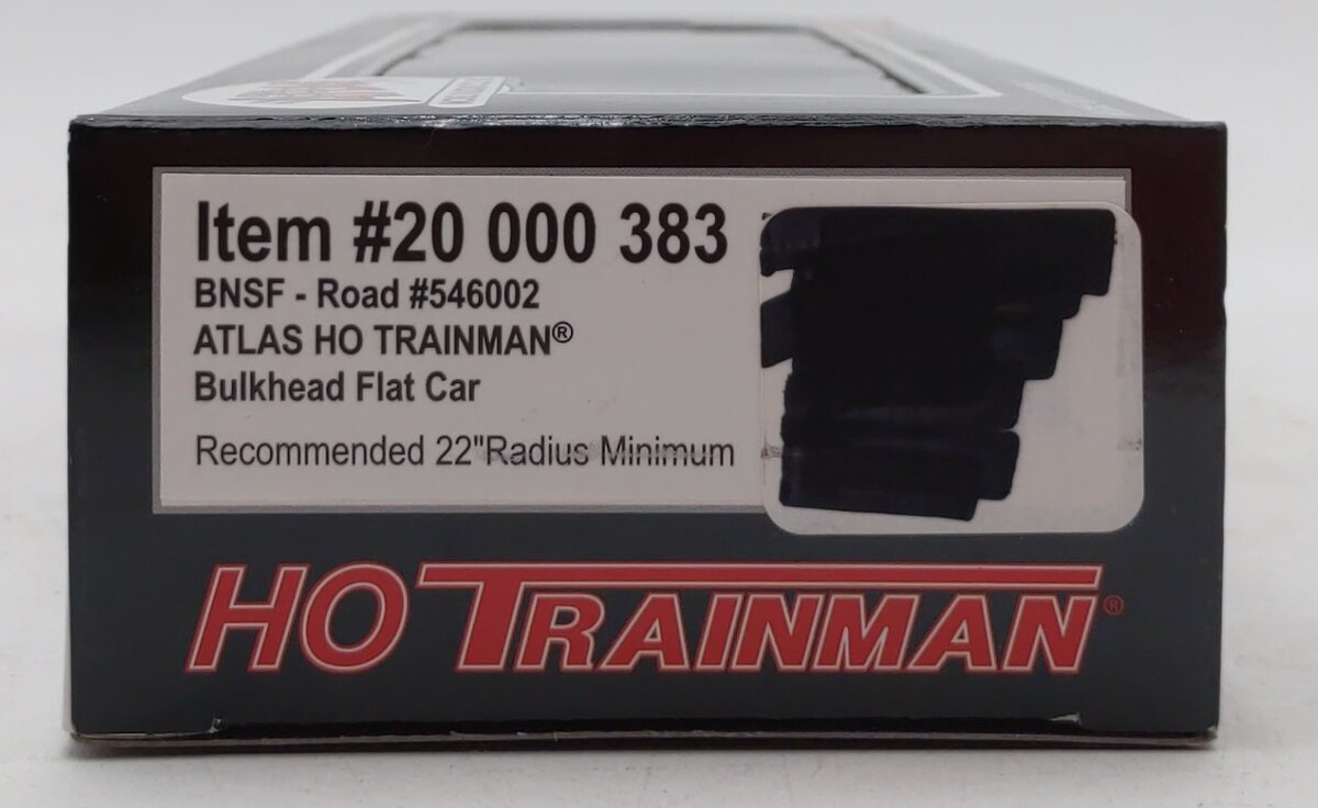 Atlas 20000383 Burlington Northern Santa Fe Bulkhead Flatcar #546002