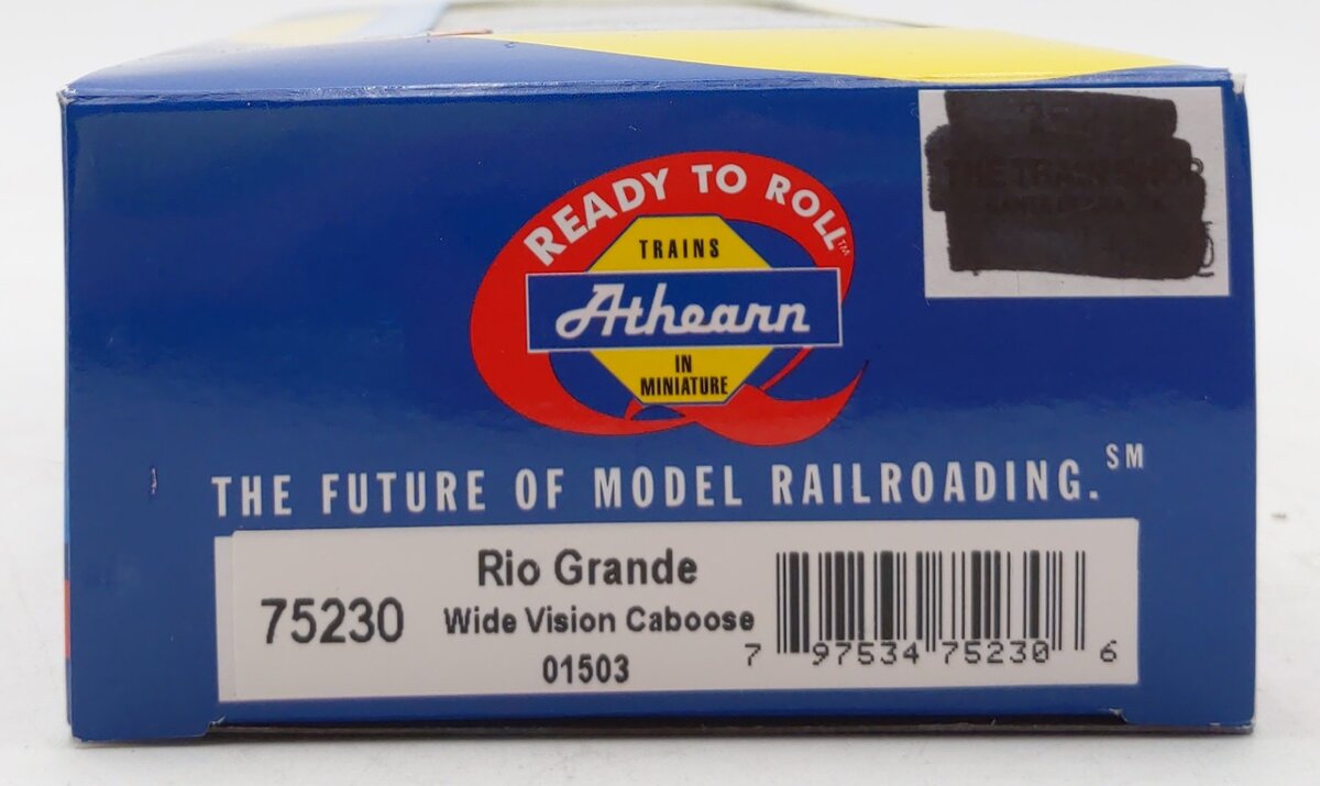 Athearn 75230 HO Rio Grande Wide Vision Caboose #01503