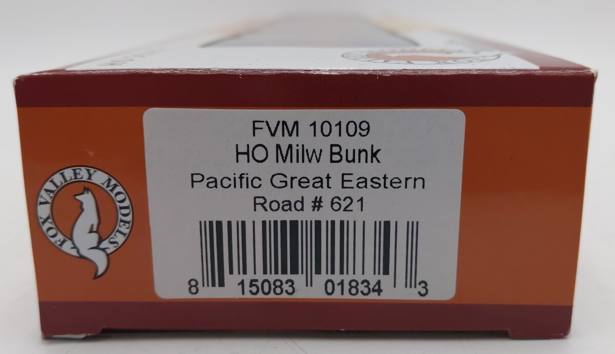 Fox Valley Models 10109 HO PGE Milwaukee Bunk Coach #621
