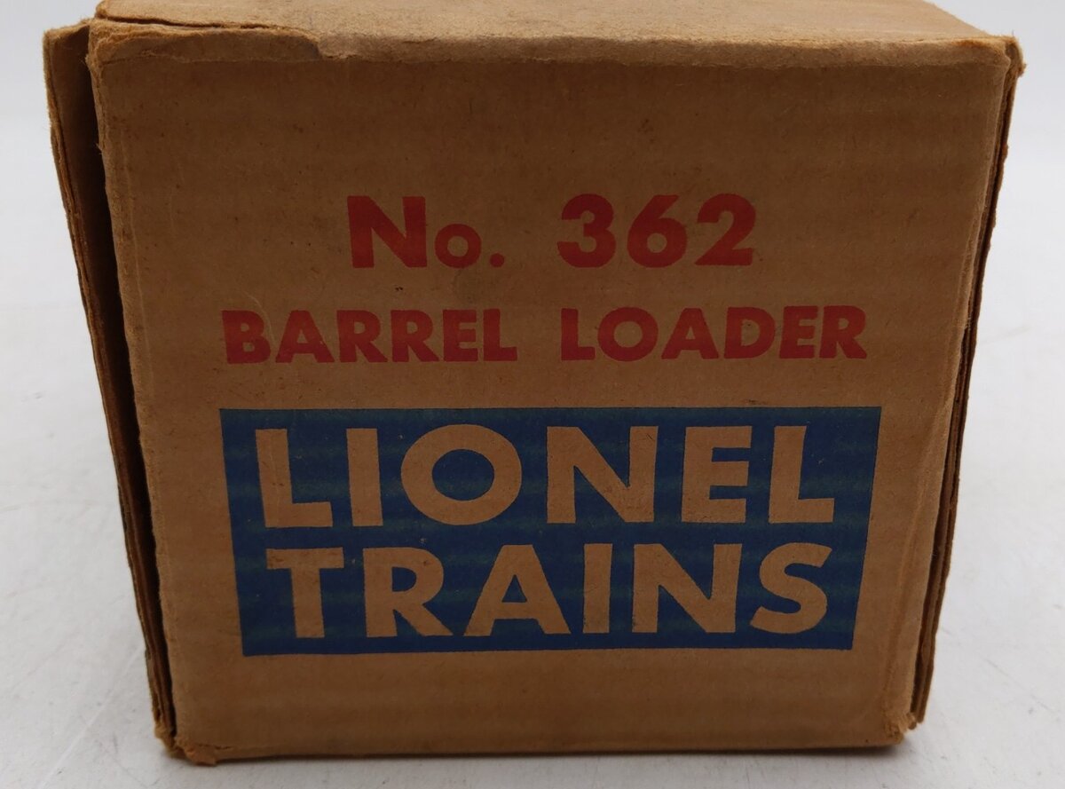 Lionel 362 Vintage O Operating Barrel Loader Ramp VG/Box
