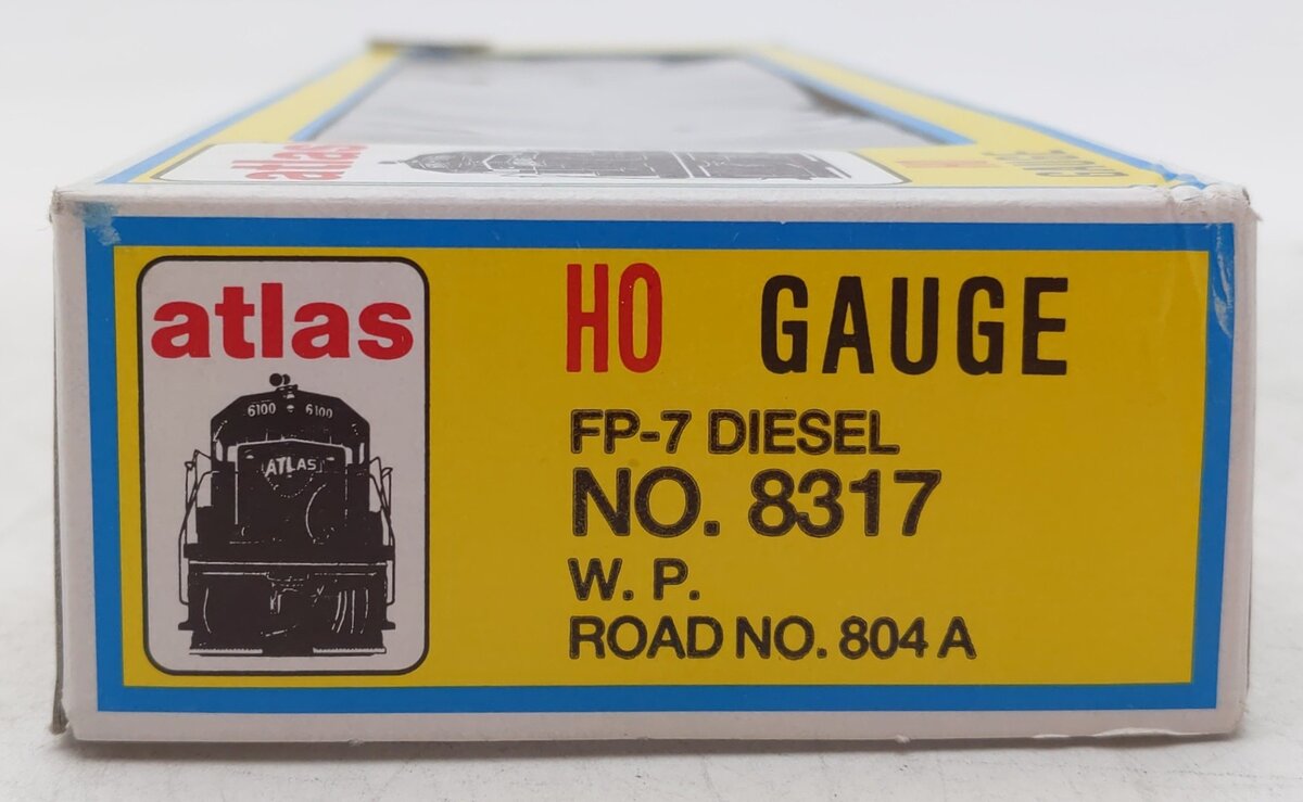 Atlas 8317 HO Scale Western Pacific FP7 Diesel Locomotive #804A LN/Box