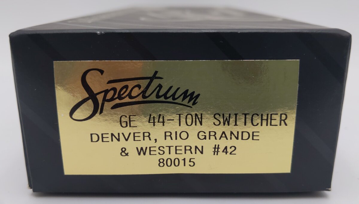 Bachmann 80015 Spectrum HO D&RGW 44 Ton Diesel Switcher #42 EX/Box