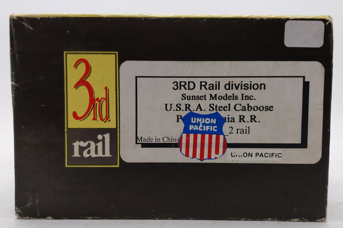 3rd Rail 3728 O Gauge Brass Union Pacific USRA Steel Caboose #3728 VG/Box